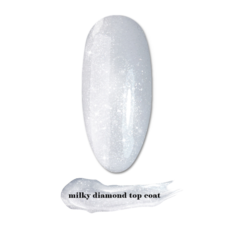 Milky diamond top coat 10ml