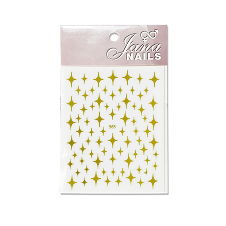 Nails stickers Stars Gold